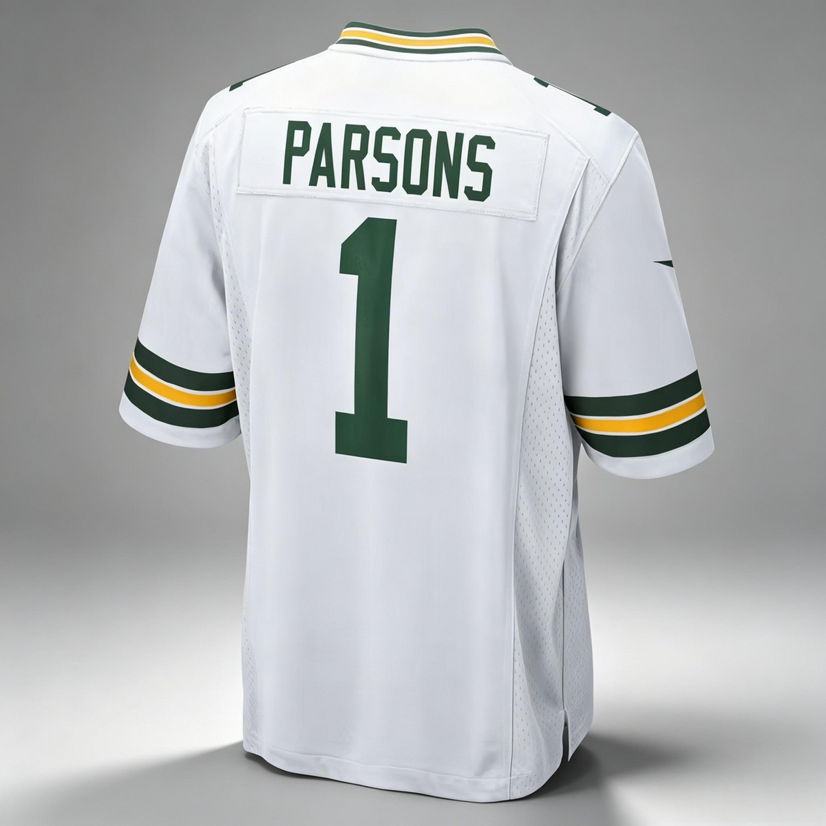 GB.Packers #1 Parsons White PHIN Game Stitched Jerseys