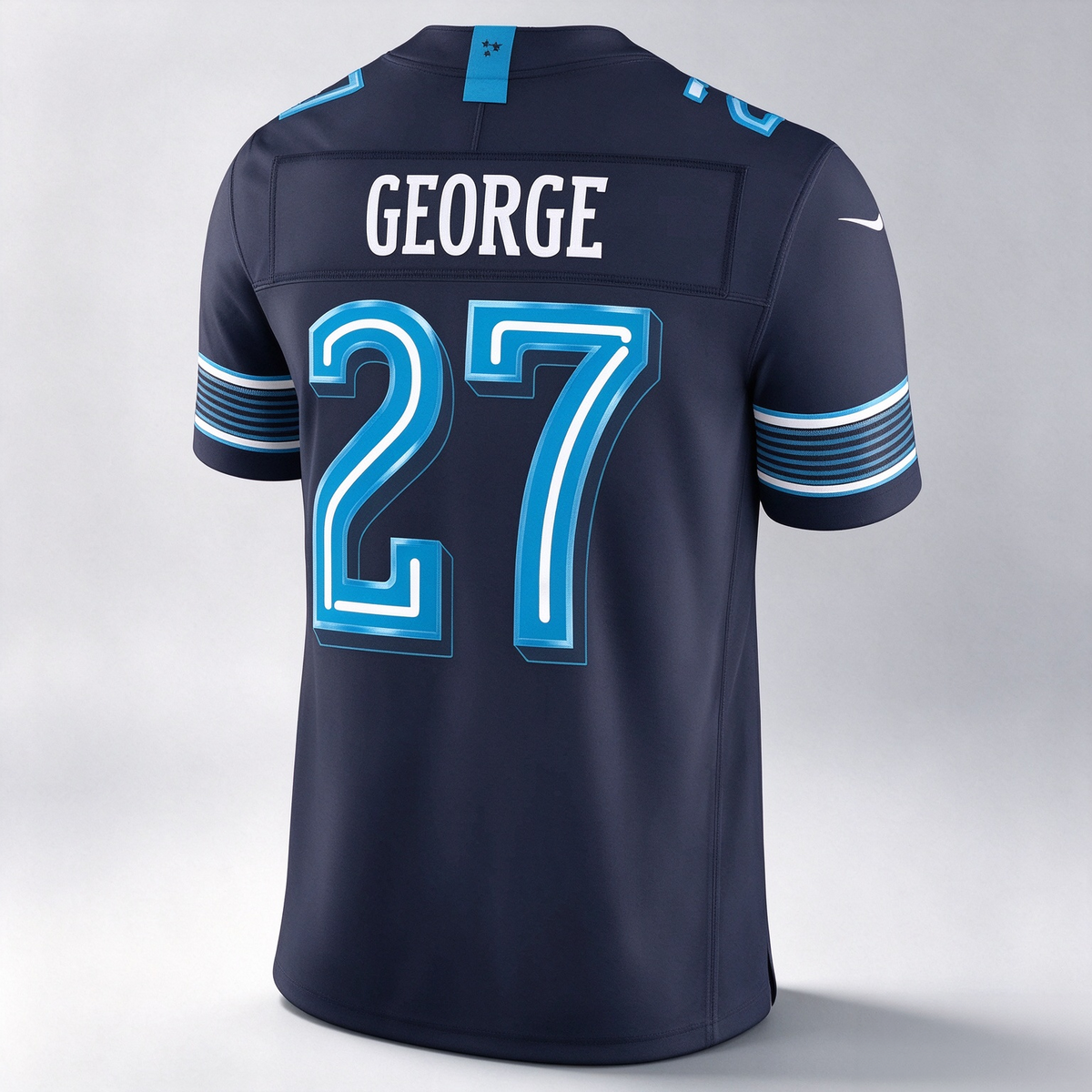 T.Titans #27 Eddie George Navy 2026 Rivalries Collection Limited Football Stitched Jersey
