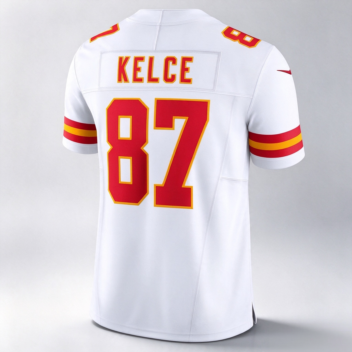 KC.Chiefs #87 Travis Kelce White Vapor F.U.S.E. Limited Football Stitched Jersey