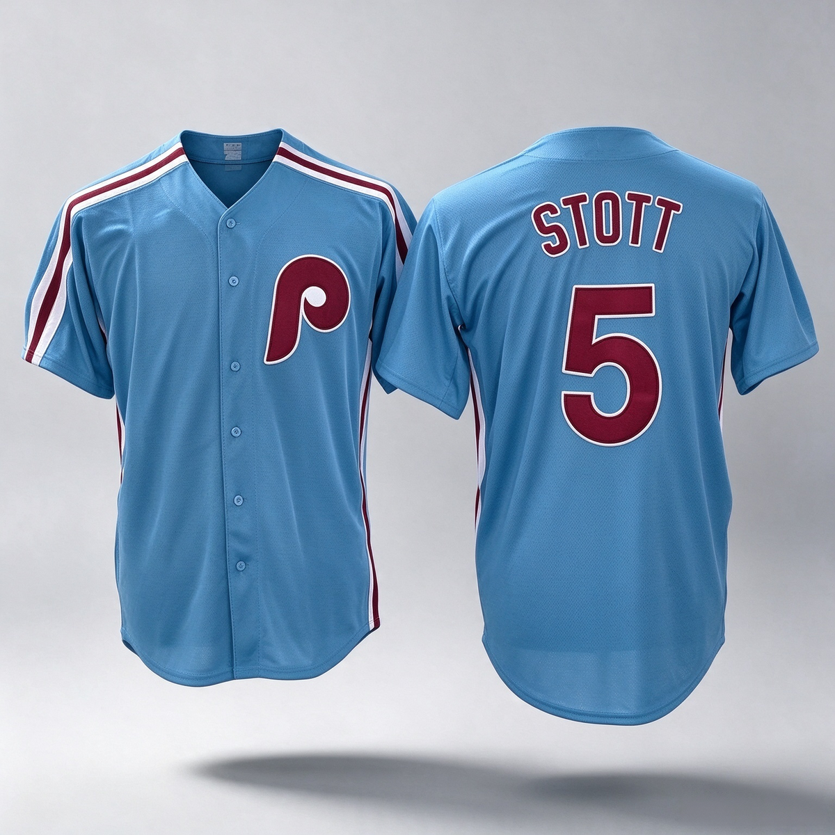 Philadelphia Phillies #5 Bryson Stott Blue Cool Base Stitched Baseball Jersey