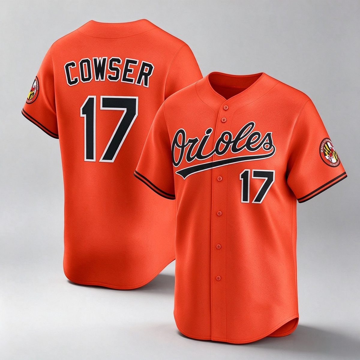 Baltimore Orioles #17 Colton Cowser Orange 2025 2nd Alternate Limited Stitched Baseball Jersey