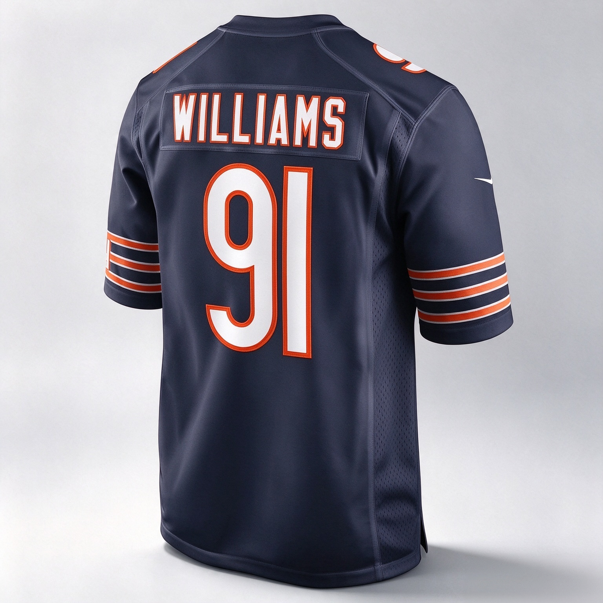 C.Bears #91 Chris Williams Navy Game Stitched Football American Jersey