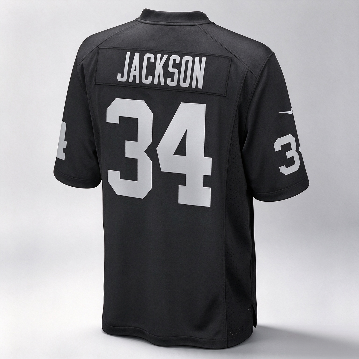 L.Raiders #34 Bo Jackson Black Game Retired Player Jersey Stitched American Football Jerseys