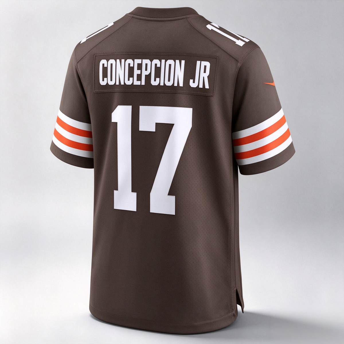 KC Concepcion Browns #17 Brown 2026 Draft Game Stitched Football Jersey