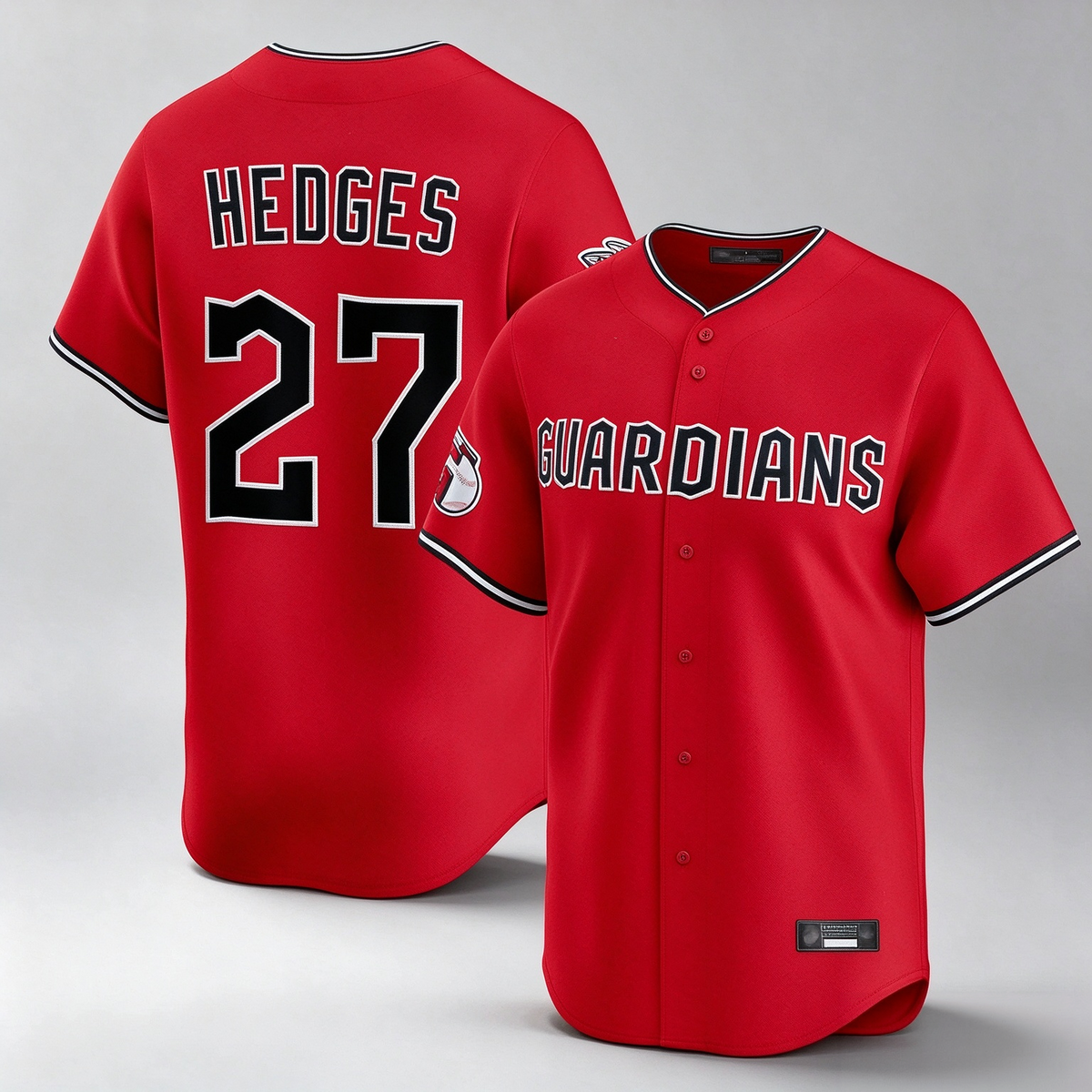 Cleveland Guardians #27 Austin Hedges Player Red Limited Home Stitched Baseball Jersey