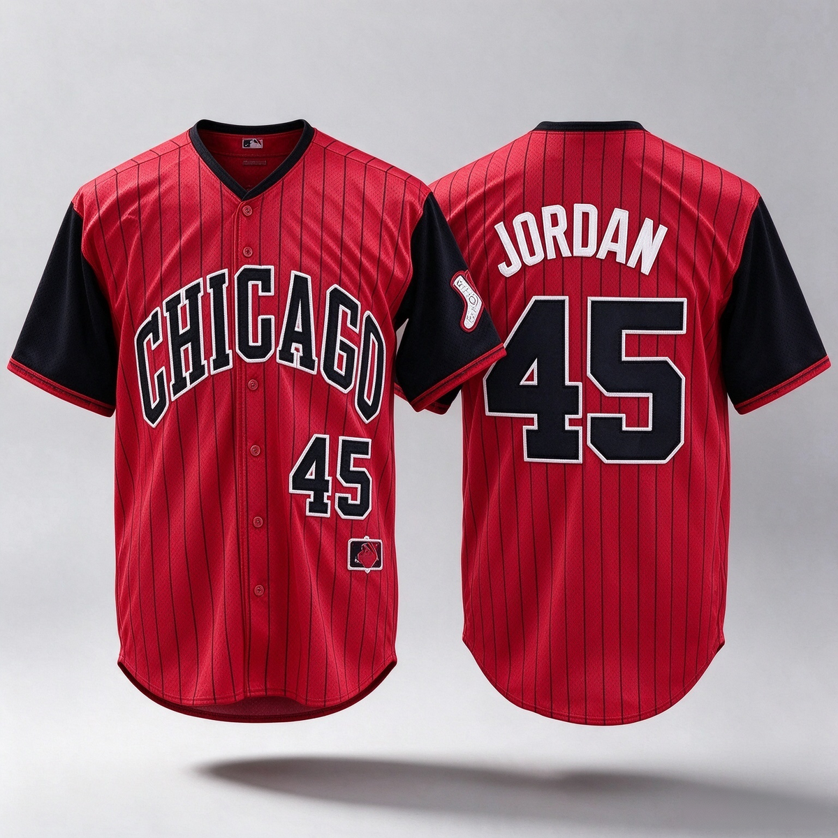 Chicago White Sox #45 Michael Jordan Red Black 2025 City Connect Limited Stitched Baseball Jersey