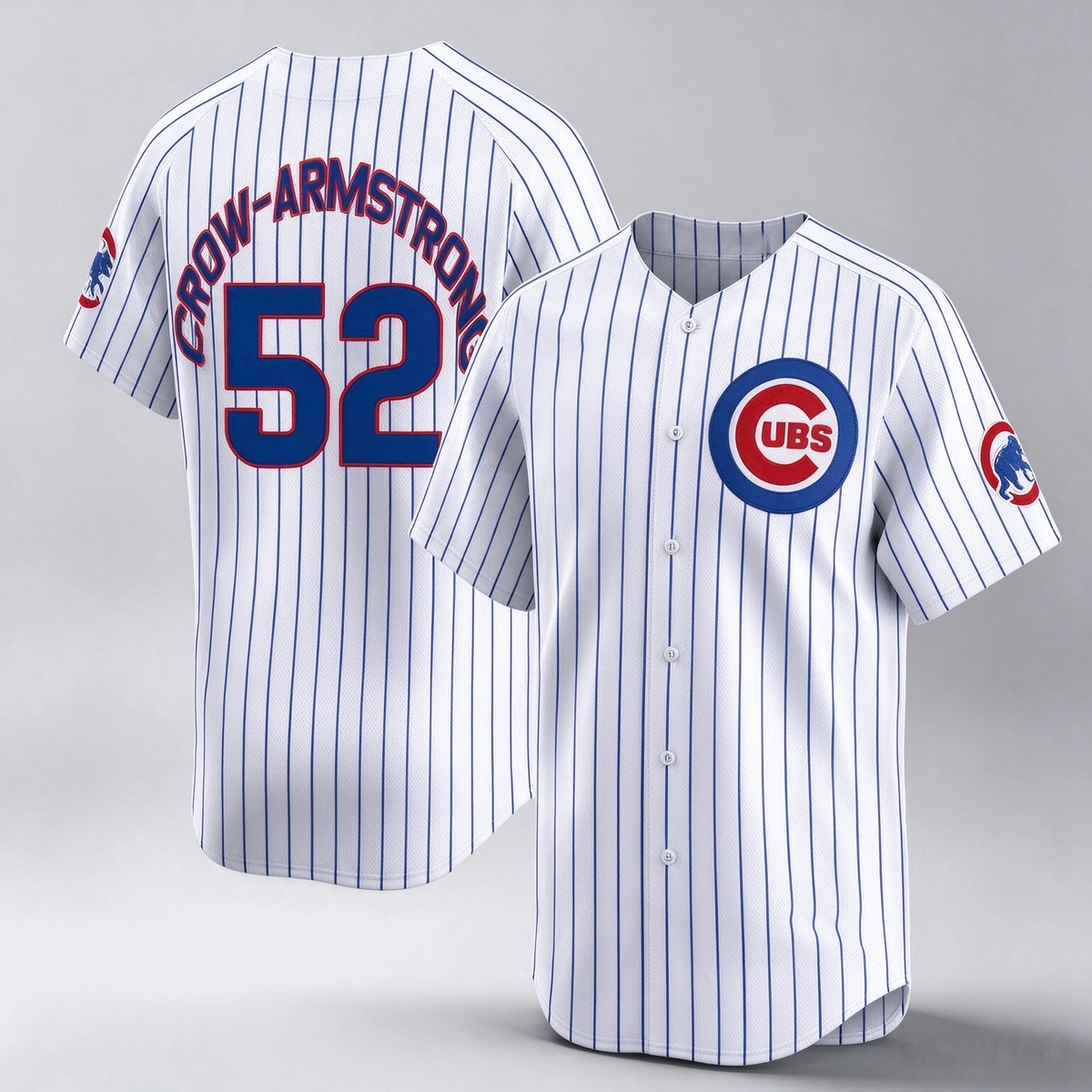 Chicago Cubs #52 Pete Crow-Armstrong White Home Limited Stitched Baseball Jersey