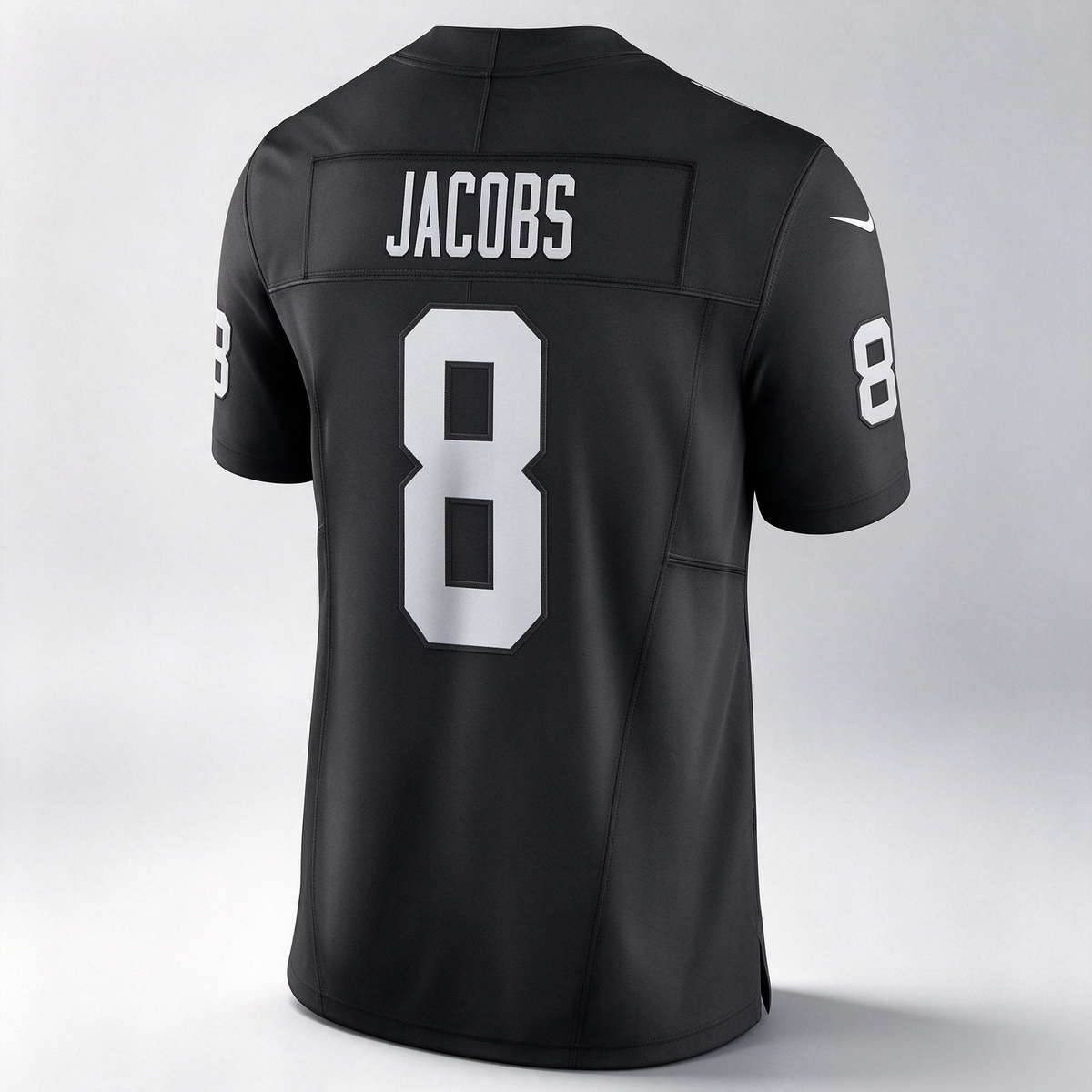 L.Raiders #8 Josh Jacobs Black Vapor F.U.S.E. Limited Jersey Stitched American Football Jerseys