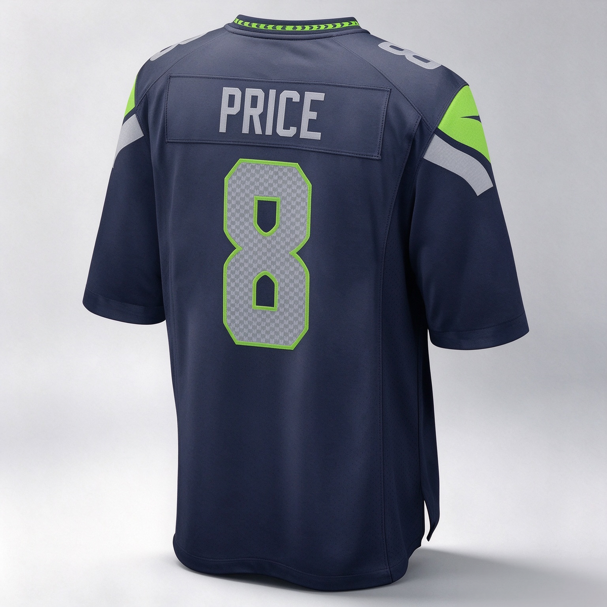 Jadarian Price Seahawks #8 Navy 2026 Draft Game Stitched Football Jersey