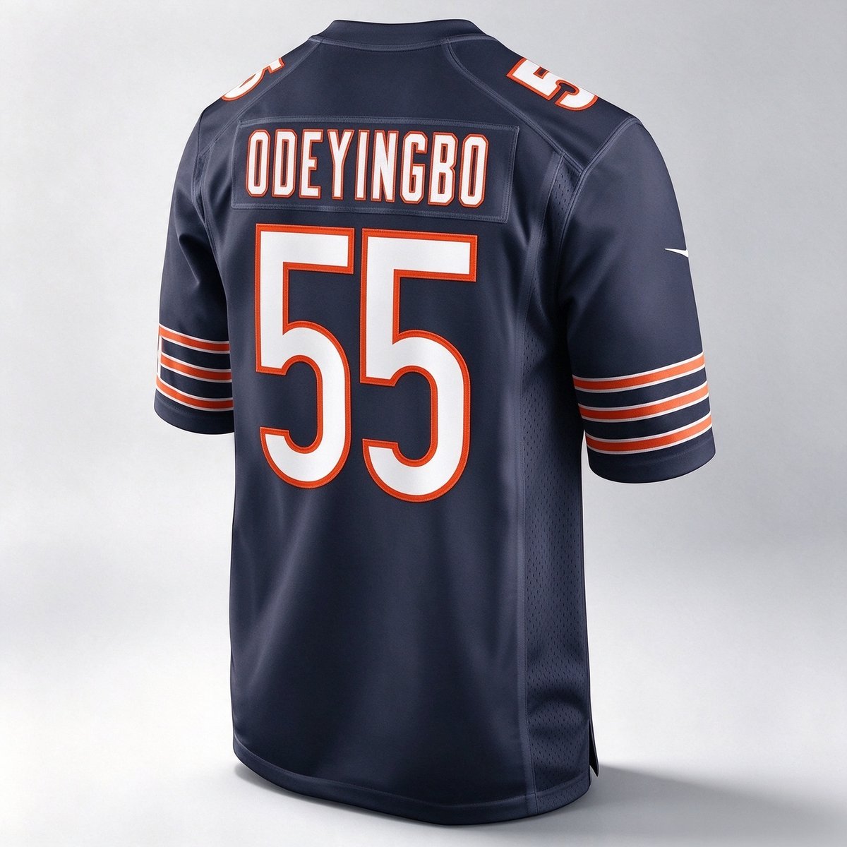 C.Bears #55 Dayo Odeyingbo Navy Team Game Stitched Football American Jersey