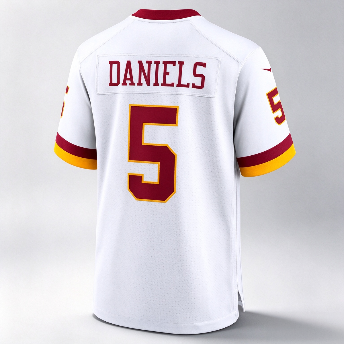 Jayden Daniels Commanders #5 White Alternate Game Stitched Football Jersey