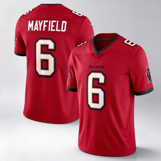 TB.Buccaneers #6 Baker Mayfield Red Vapor Untouchable Stitched Limited Football Jersey