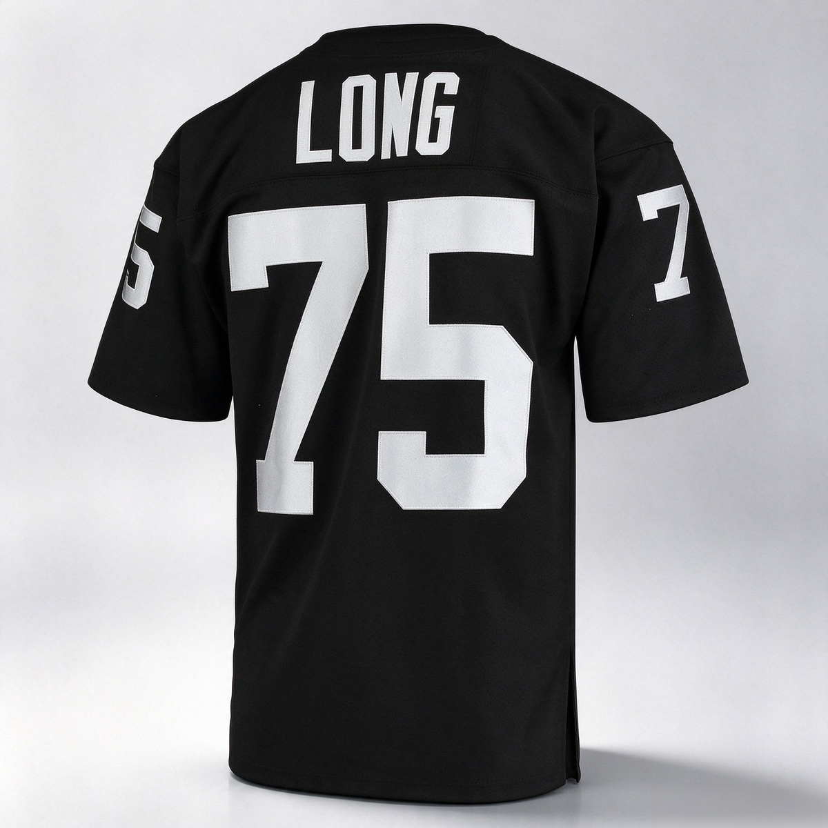 L.Raiders #75 Howie Long Mitchell & Ness Black 1983 Authentic Throwback Retired Player Jersey Stitched American Football Jerseys