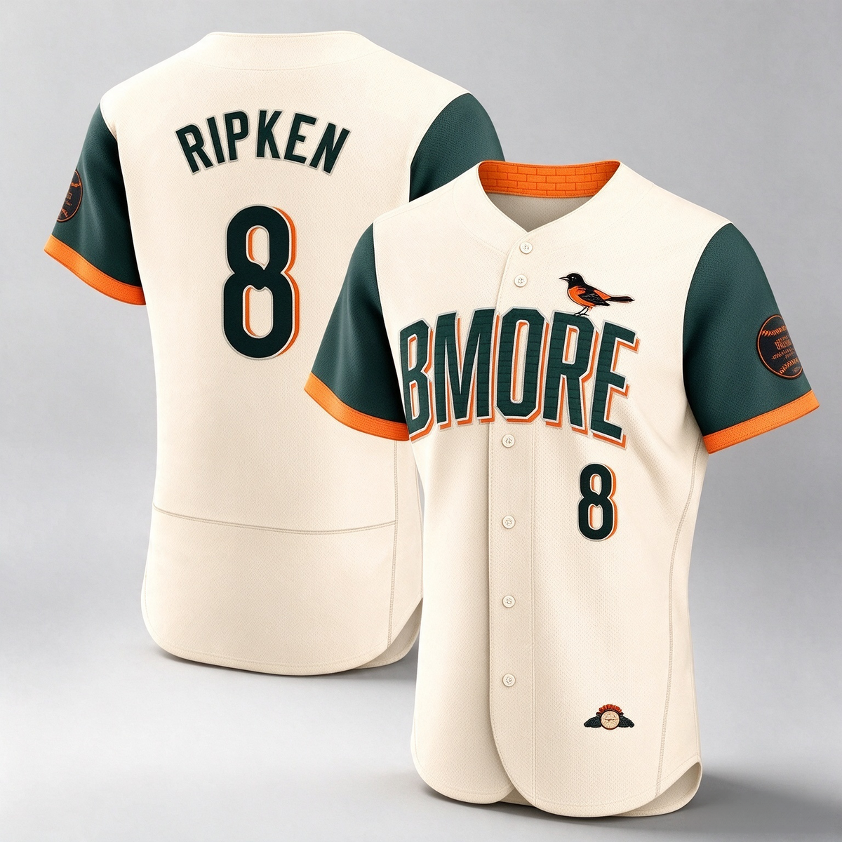 Baltimore Orioles #8 Cal Ripken Player Cream 2026 City Connect Limited Elite Home Game Stitched Baseball Jersey