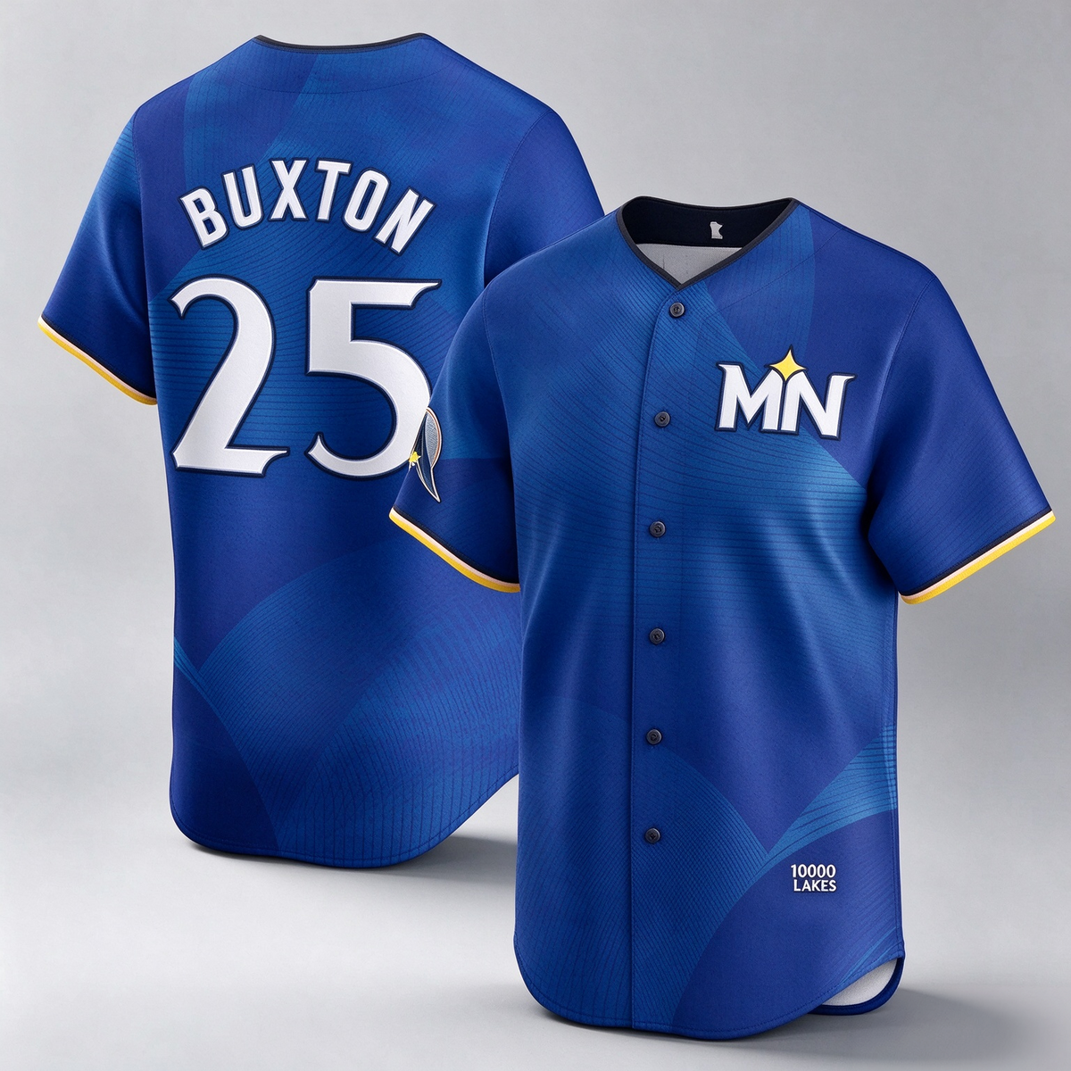 Minnesota Twins #25 Byron Buxton Royal 2024 City Connect Limited Stitched Baseball Jersey