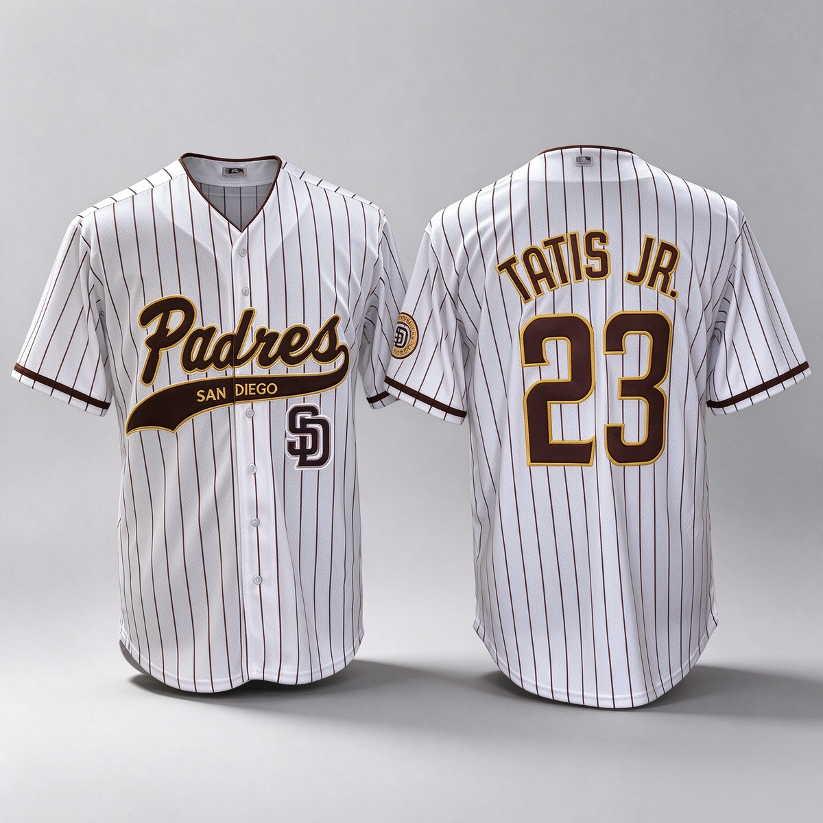 San Diego Padres #23 Fernando Tatis Jr White NEW 2023 Cool Base Stitched Baseball Jersey