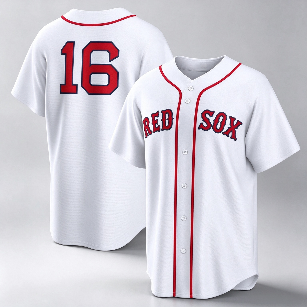 Boston Red Sox #16 Jarren Duran White Home Replica Baseball Jersey