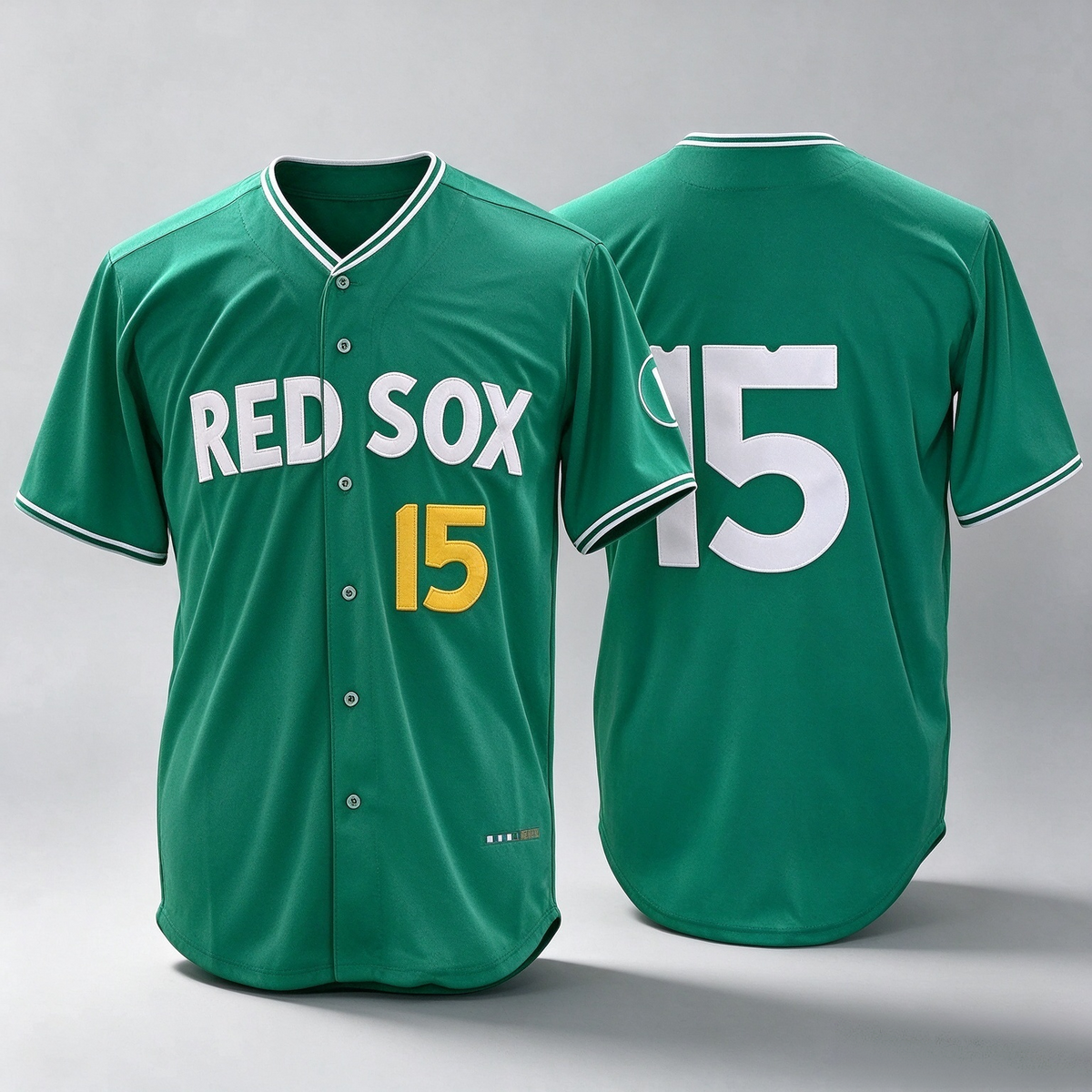 Boston Red Sox #15 Dustin Pedroia Green 2025 City Connect Limited Stitched Baseball Jersey