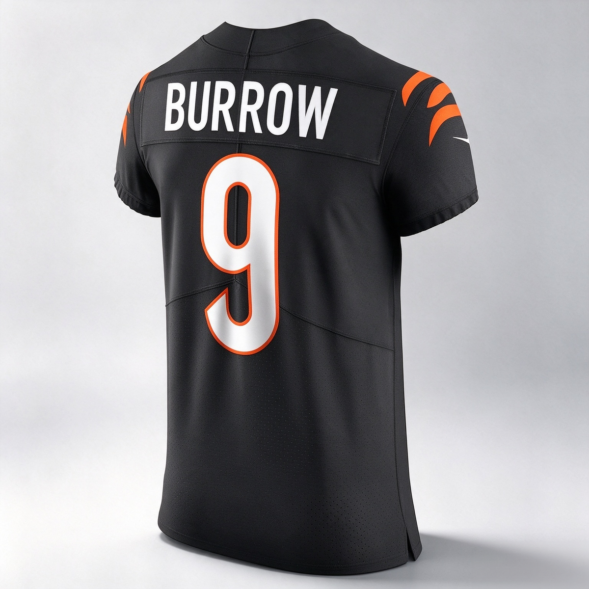 C.Bengals #9 Joe Burrow Black Vapor Elite Stitched Football American Jersey