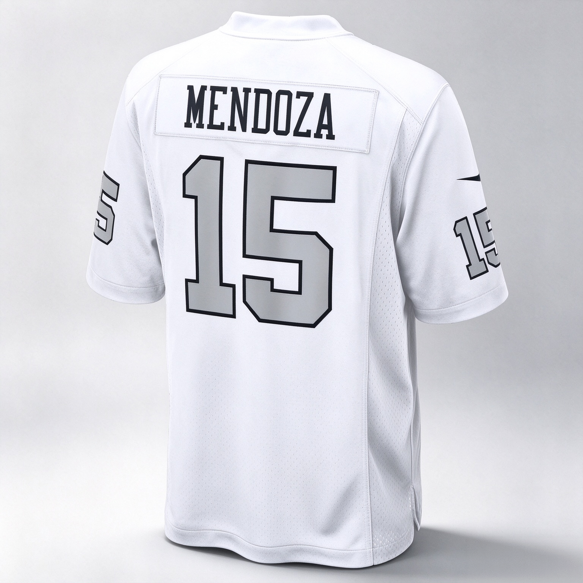Fernando Mendoza LV.Raiders #15 White Alternate 2026 Draft Stitched Football Jerseys