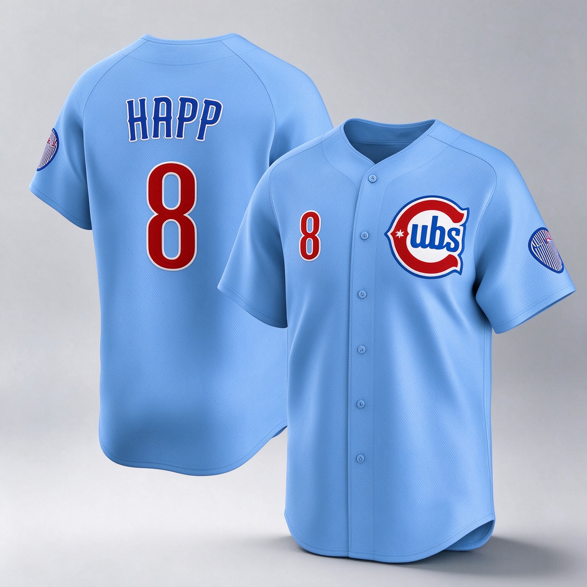 Chicago Cubs #8 Ian Happ Blue 2024-25 2nd Alternate Limited Stitched Baseball Jersey