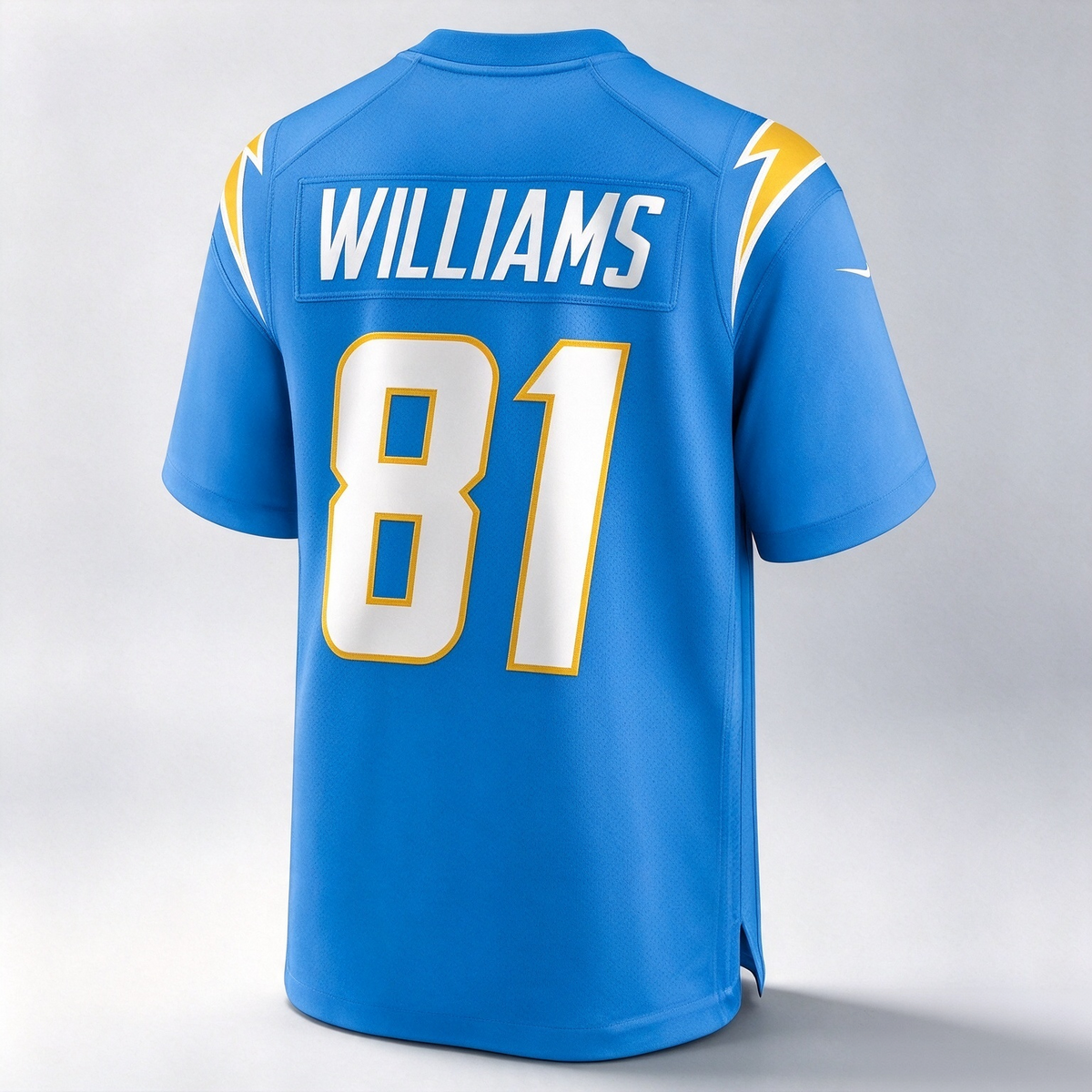 LA.Chargers #81 Mike Williams Powder Blue Team Game Football Jersey Marou