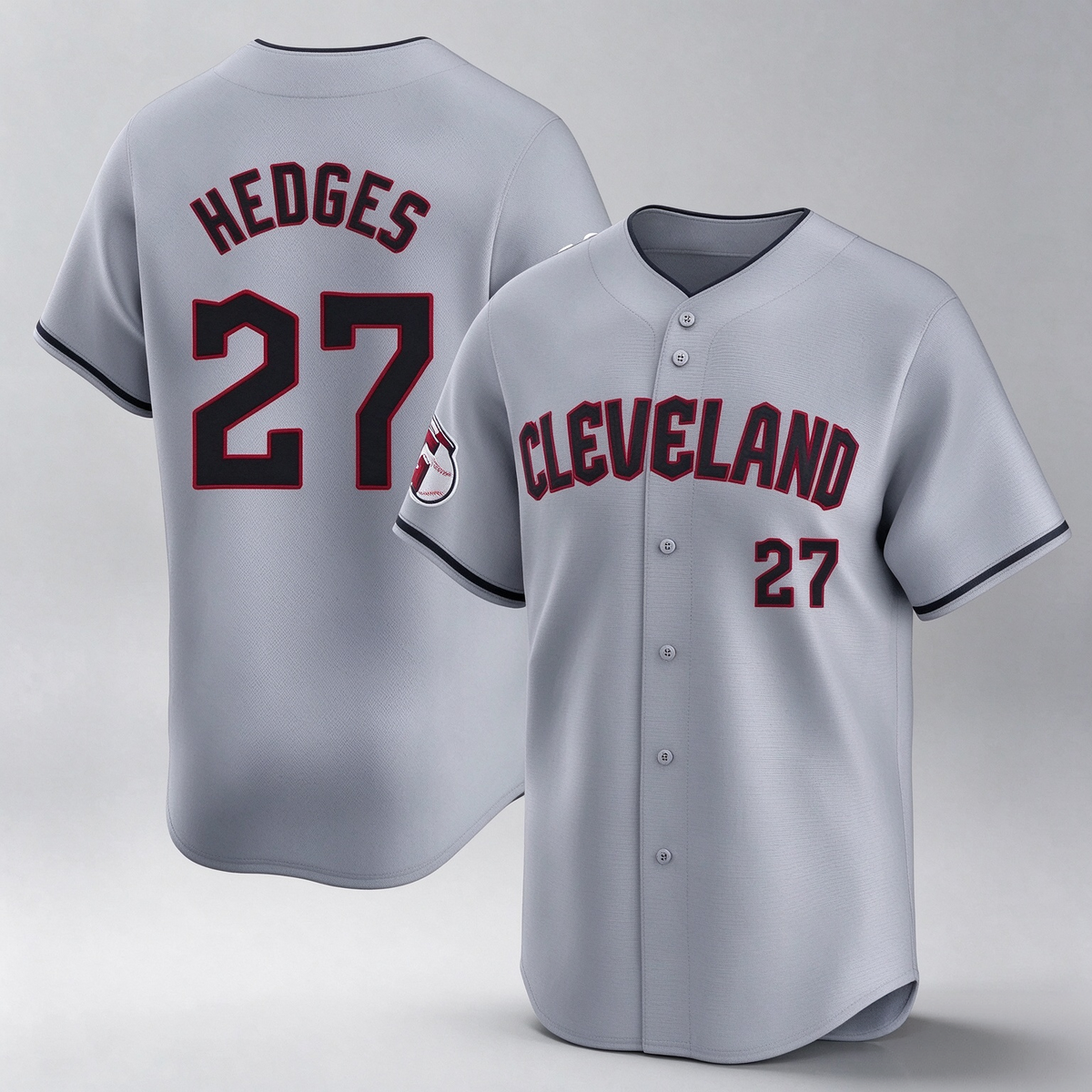 Cleveland Guardians #27 Austin Hedges Player Navy City Connect Limited Elite Home Stitched Baseball Jersey