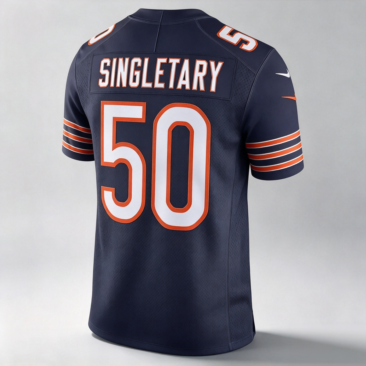 C.Bears #50 Mike Singletary Navy Game Retired Player Stitched Football American Jersey