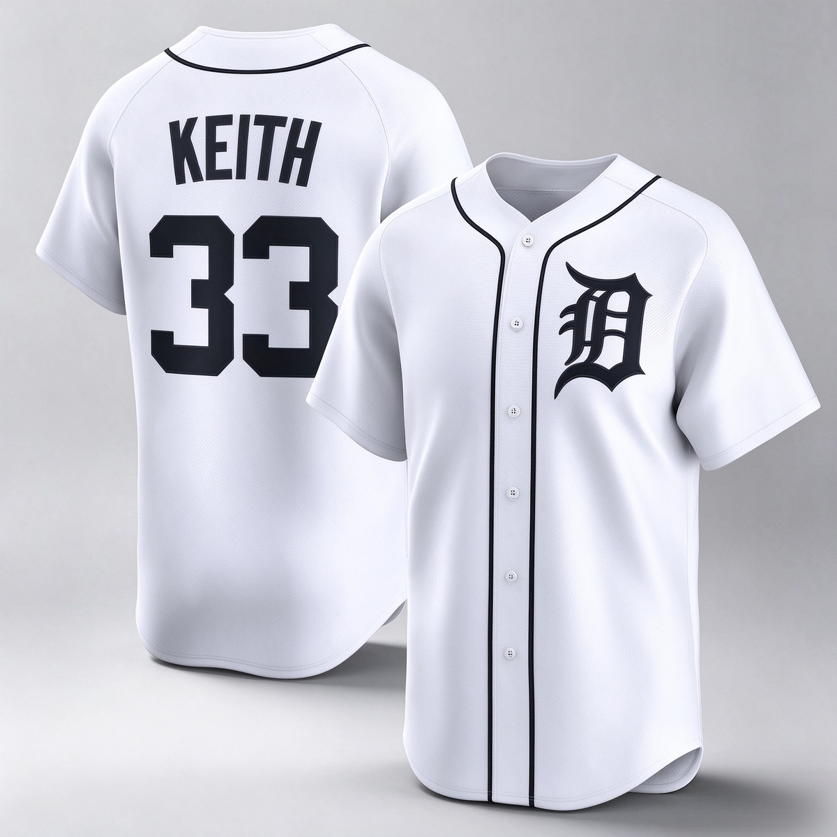 Detroit Tigers #33 Colt Keith White Home Limited Player Baseball Jersey