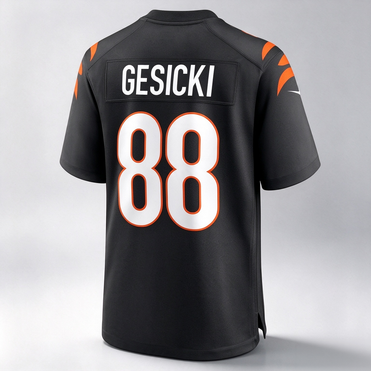 C.Bengals #88 Mike Gesicki Black Game Stitched Football American Jersey
