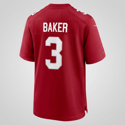 A.Cardinals #3 Budda Baker Cardinal Red PHIN Alternate Game Player Stitched Jerseys