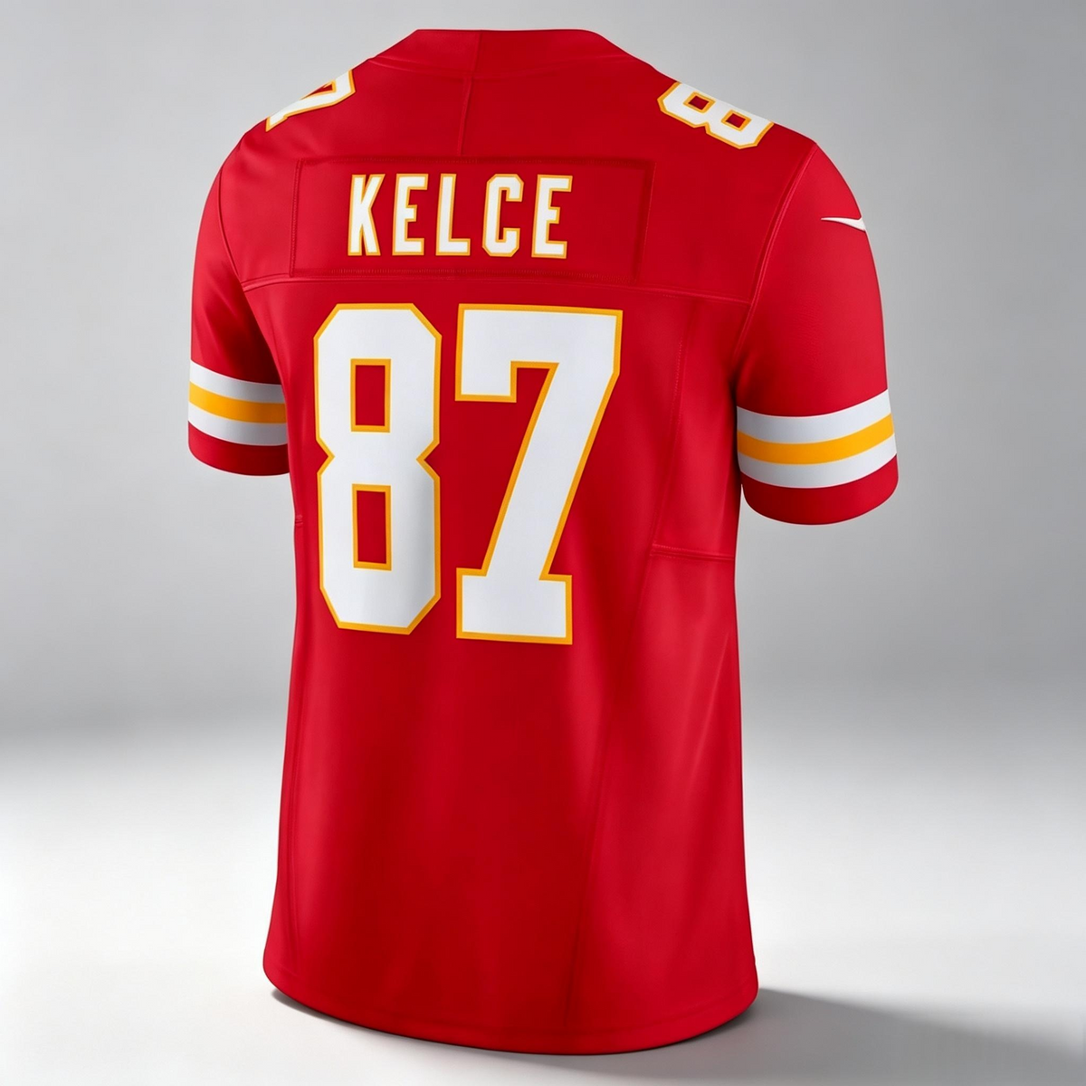 KC.Chiefs #87 Kelce Red PHIN Team Vapor F.U.S.E. Stitched Limited Stitched Jerseys