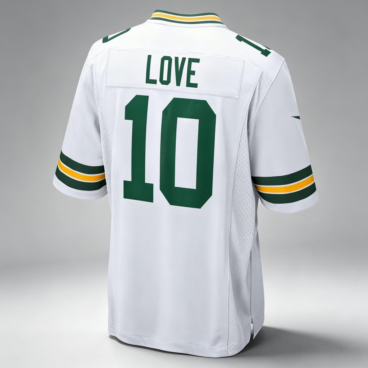 PHIN B.Packers #10 Jordan Love White Away Game Stitched Jerseys