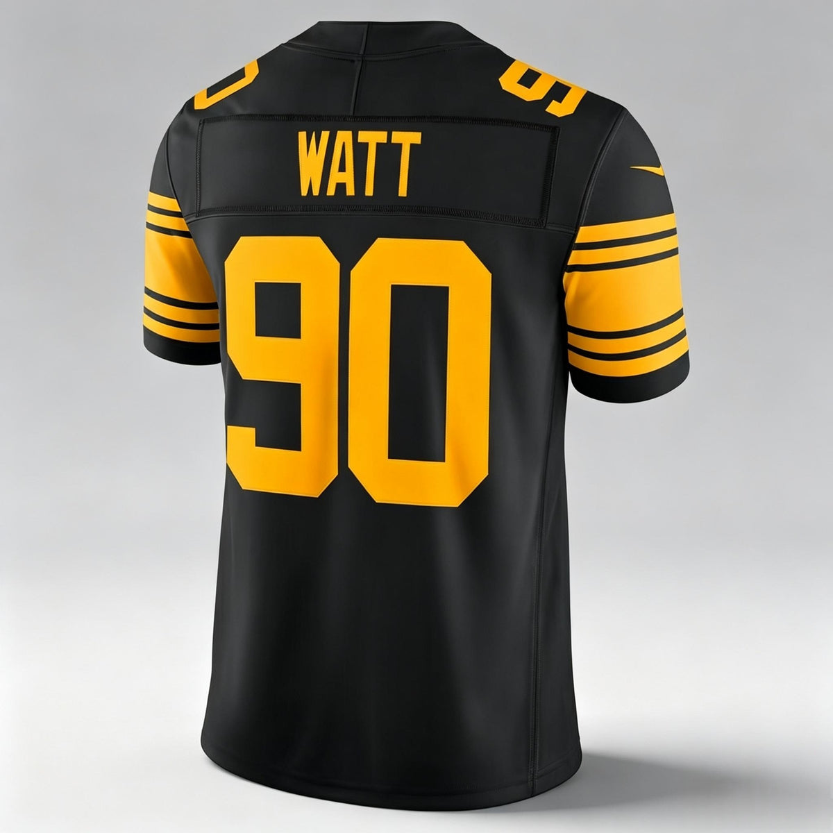 P.Steelers #90 T.J. Watt Black Alternate Vapor F.U.S.E. Limited Stitched Jerseys