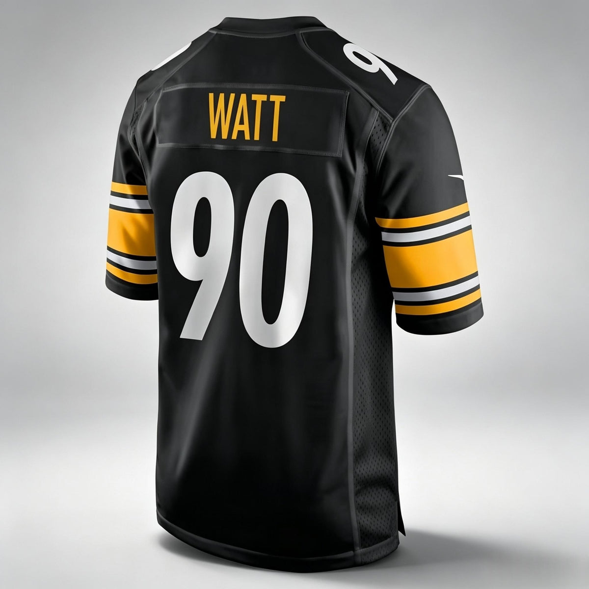 P.Steelers #90 T.J. Watt Black Alternate Game Stitched Jerseys