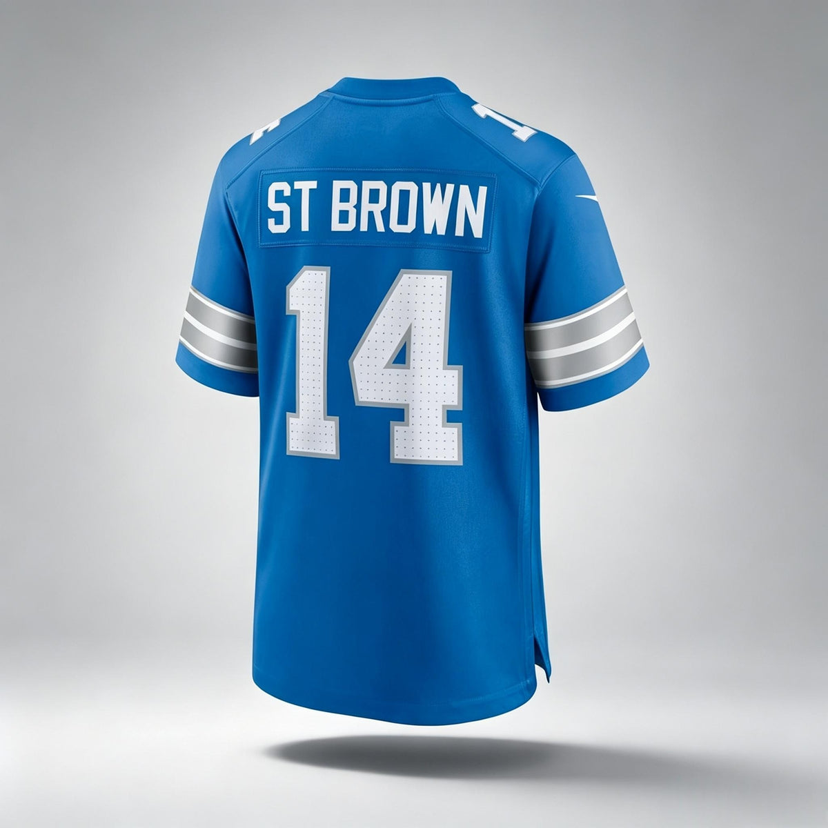 D.Lions #14 Amon-Ra St. Brown Black 2nd Alternate Game Stitched Jerseys