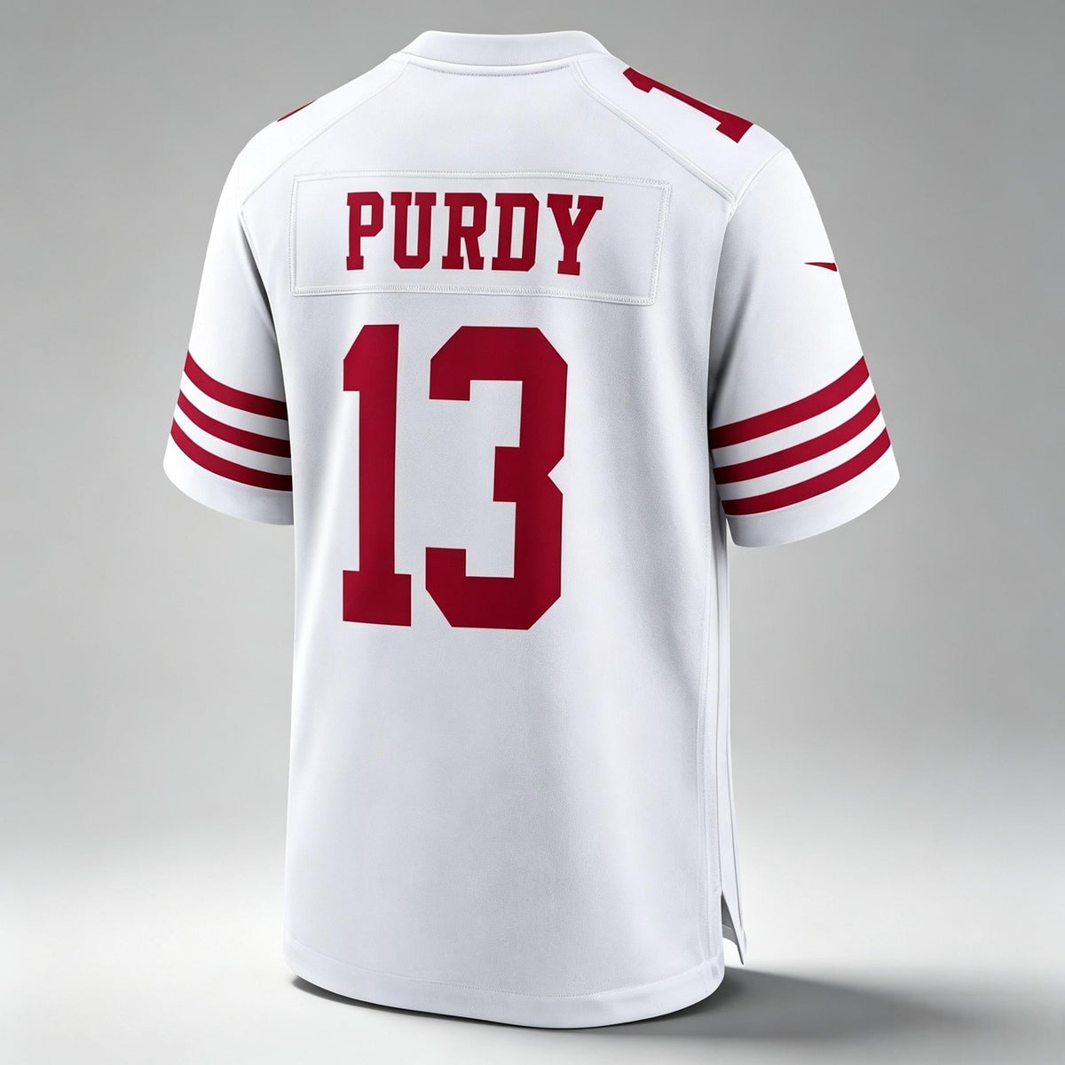 PHIN SF.49ers #13 Brock Purdy White Away Game Stitched Jerseys