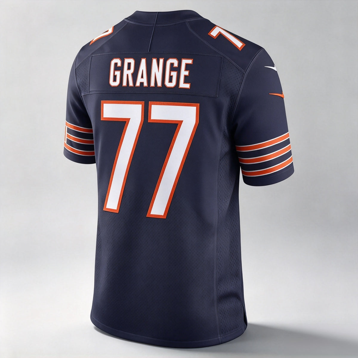C.Bears #77 Red Grange Navy Retired Player Stitched Football American Jersey