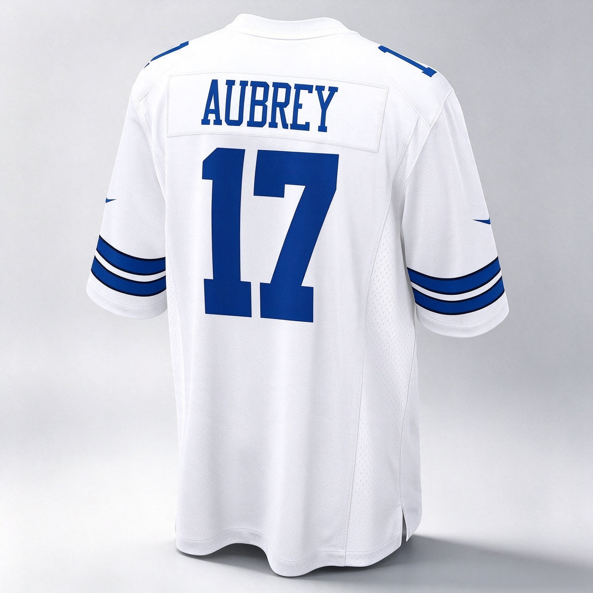 D.Cowboys #17 Brandon Aubrey White Game Stitched Football American Jersey
