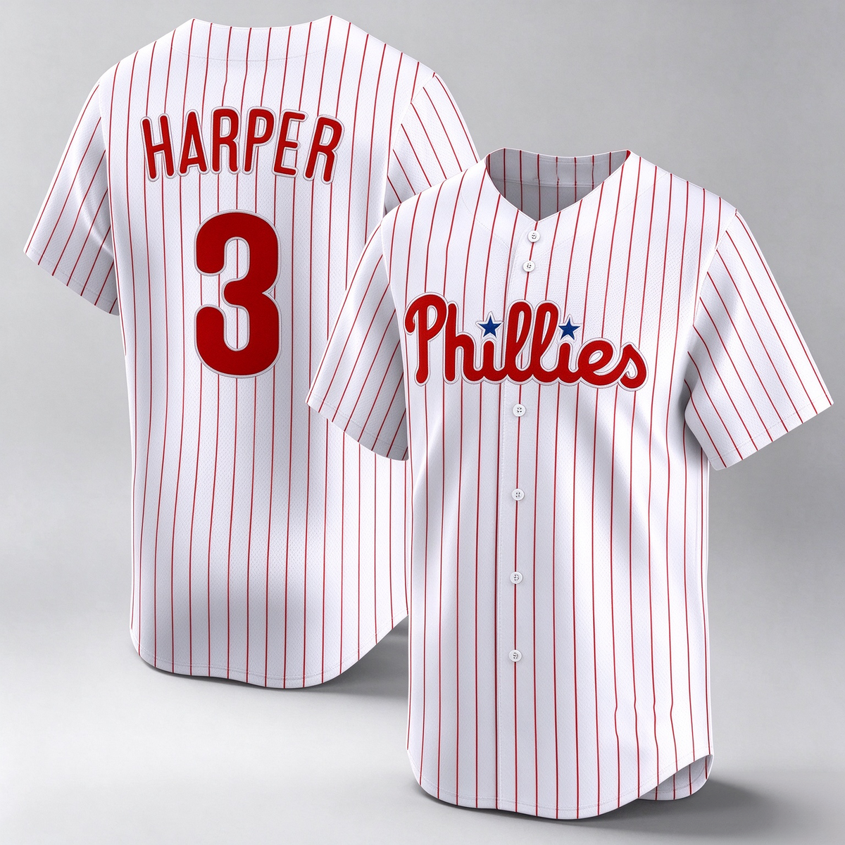 Philadelphia Phillies #3 Bryce Harper White Home Limited Player Baseball Jersey