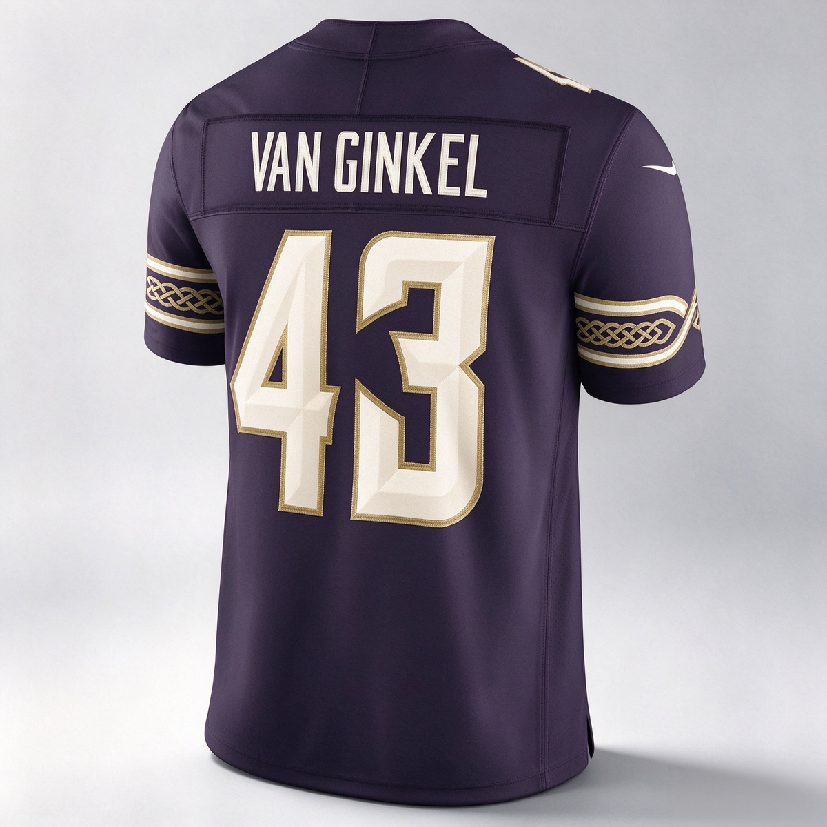 MN.Vikings #43 Andrew Van Ginkel Purple 2026 Rivalries Collection Limited Football Stitched Jersey
