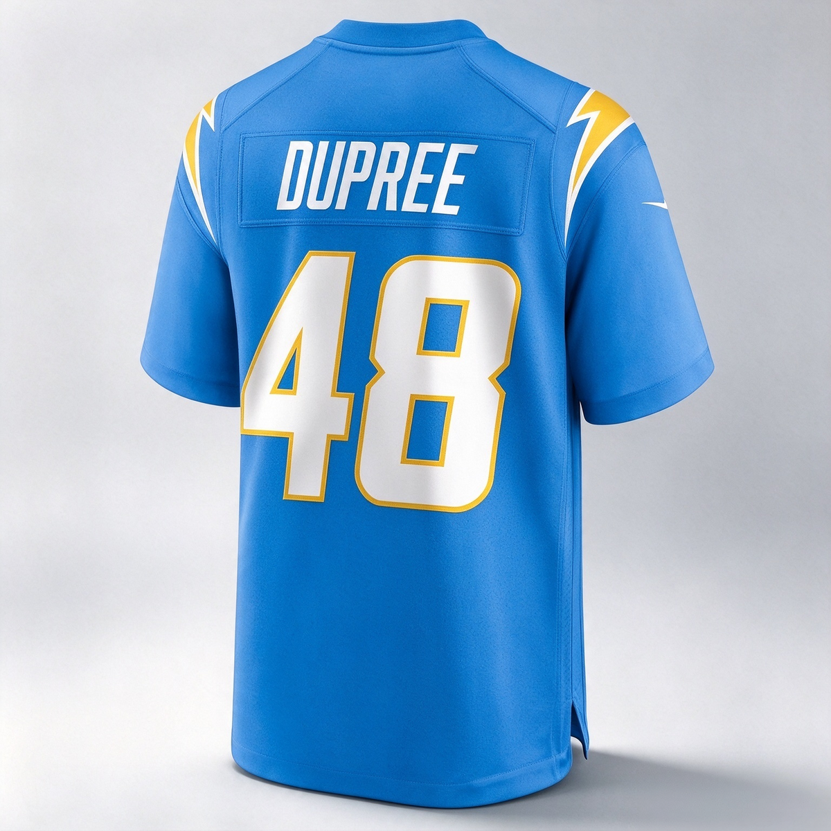 LA.Chargers #48 Bud Dupree Powder Blue Team Game Football Jersey Marou