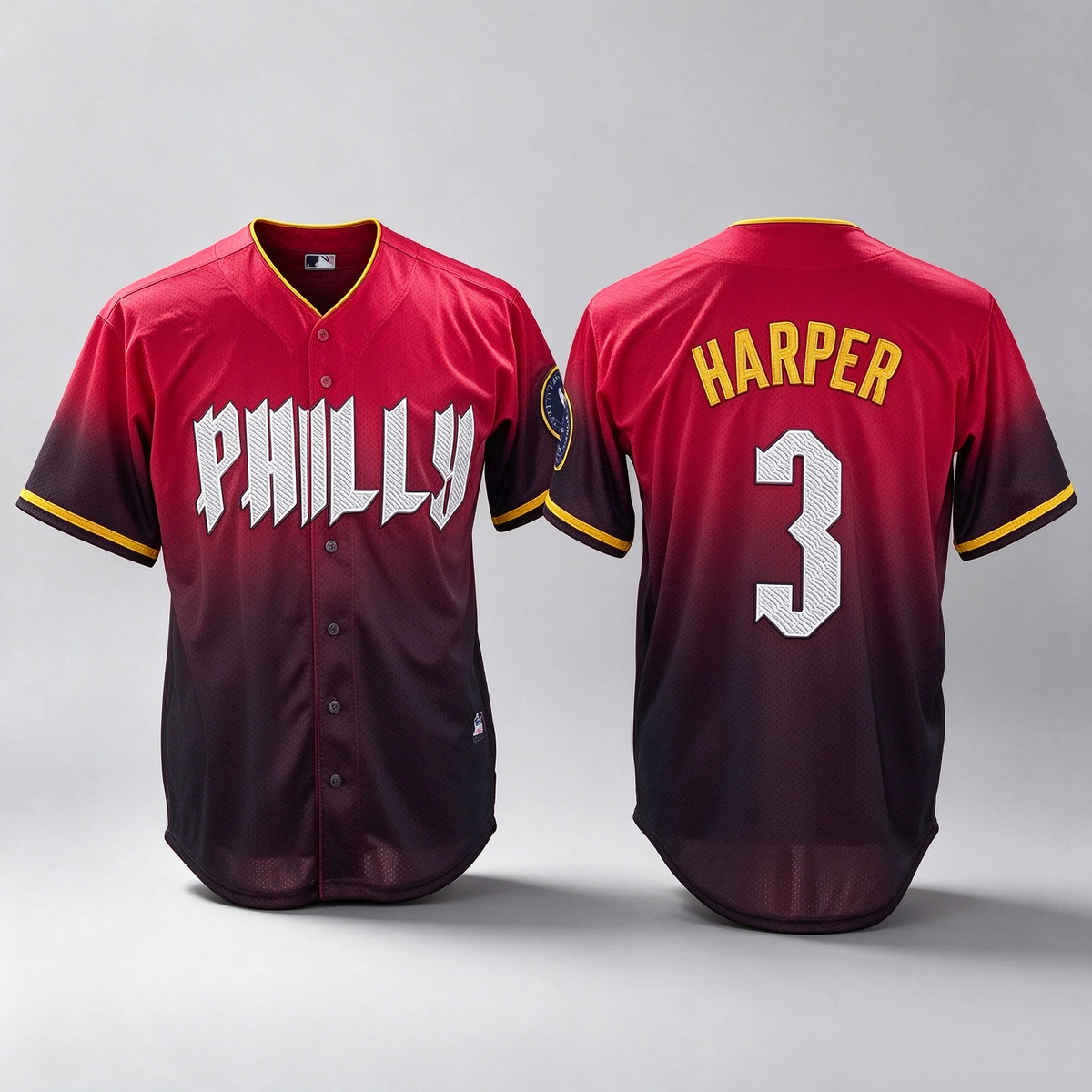 Philadelphia Phillies #3 Bryce Harper Red 2024 City Cool Baseball Jersey