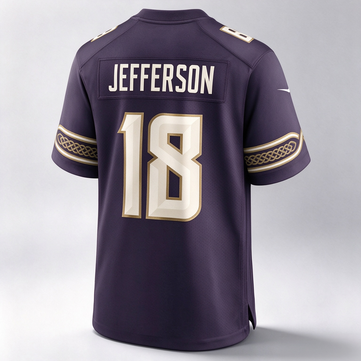 MN.Vikings #18 Justin Jefferson Purple 2026 Rivalries Collection Game Football Stitched Jersey