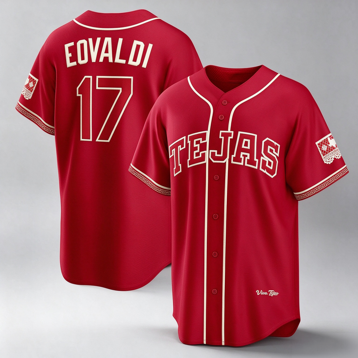 Texas Rangers #17 Nathan Eovaldi Red 2026 City Connect Stadium Baseball Jersey