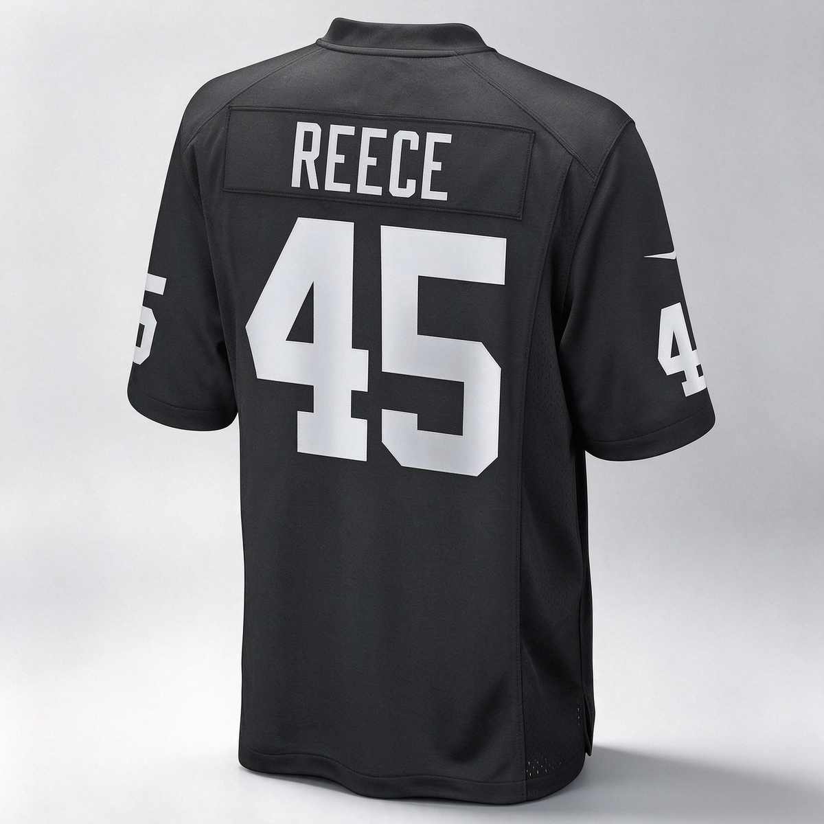 L.Raiders #45 Marcel Reece Black Game Jersey Stitched American Football Jerseys