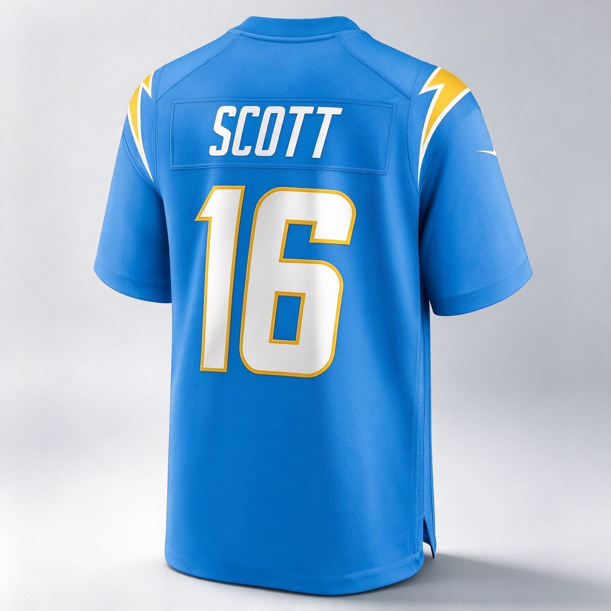 LA.Chargers #16 JK Scott Powder Blue Game Football Jersey Marou