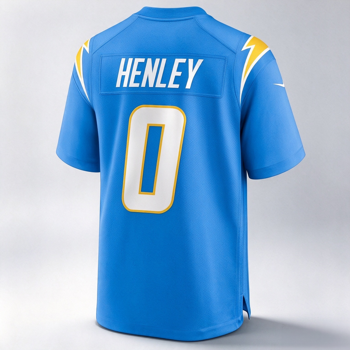 LA.Chargers #0 Daiyan Henley Powder Blue Team Game Football Jersey Marou