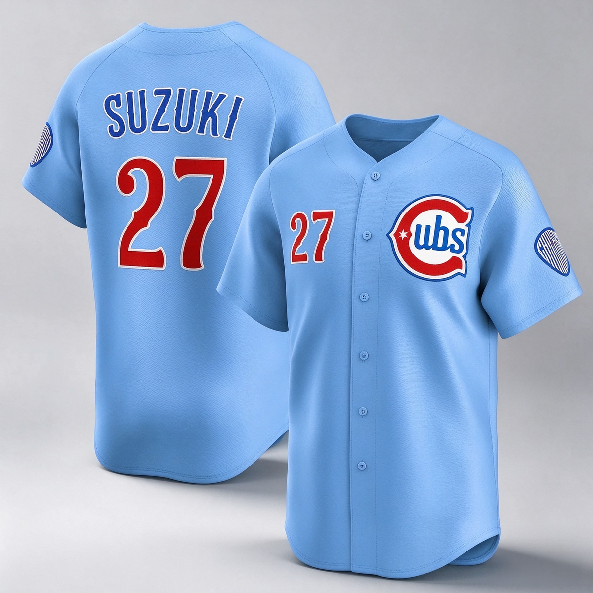 Chicago Cubs #27 Seiya Suzuki Royal 2nd Alternate Limited Player Baseball Jersey