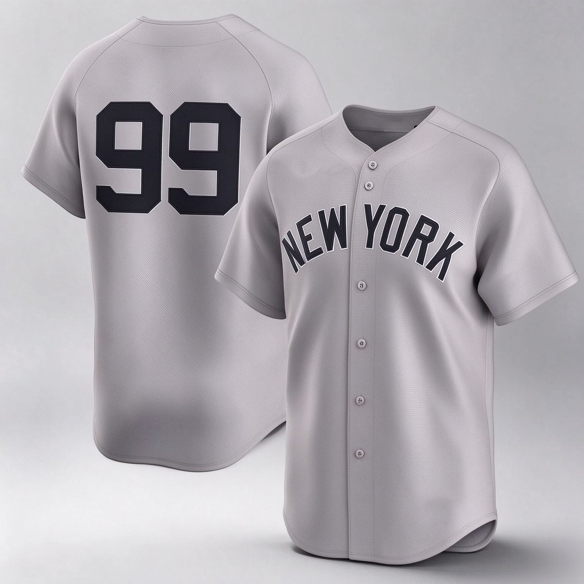 New York Yankees #99 Aaron Judge Gray Road Limited Player Baseball Jersey